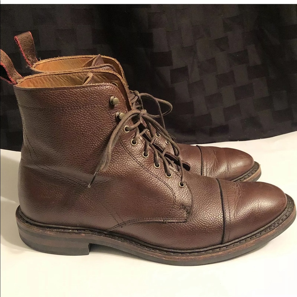 🛑Sold🛑ALLEN EDMONDS Hearst Leather Cap Toe Oxfo - Picture 4 of 8